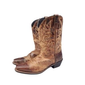 LAREDO BREAKOUT 12" WESTERN BOOTS Square Toe Mens Size 14 D Rust Brown 68354